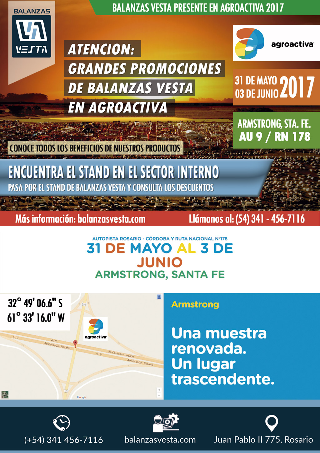 agroactiva 2017 balanzas vesta